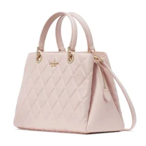 Rose Quilted Satchel